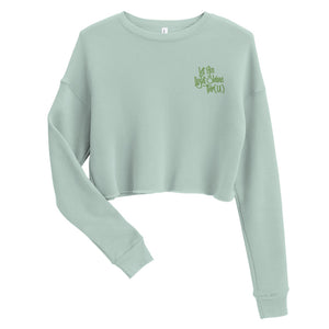 Shine Thr(U) Crop Sweatshirt
