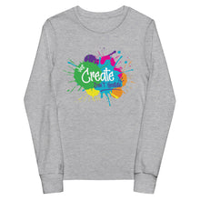 Load image into Gallery viewer, Just Create youth long sleeve tee