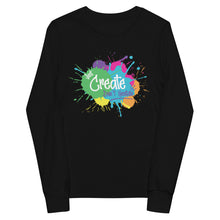 Load image into Gallery viewer, Just Create youth long sleeve tee
