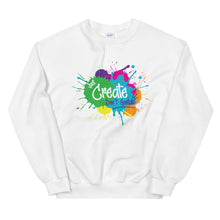 Load image into Gallery viewer, Just Create Unisex Sweatshirt
